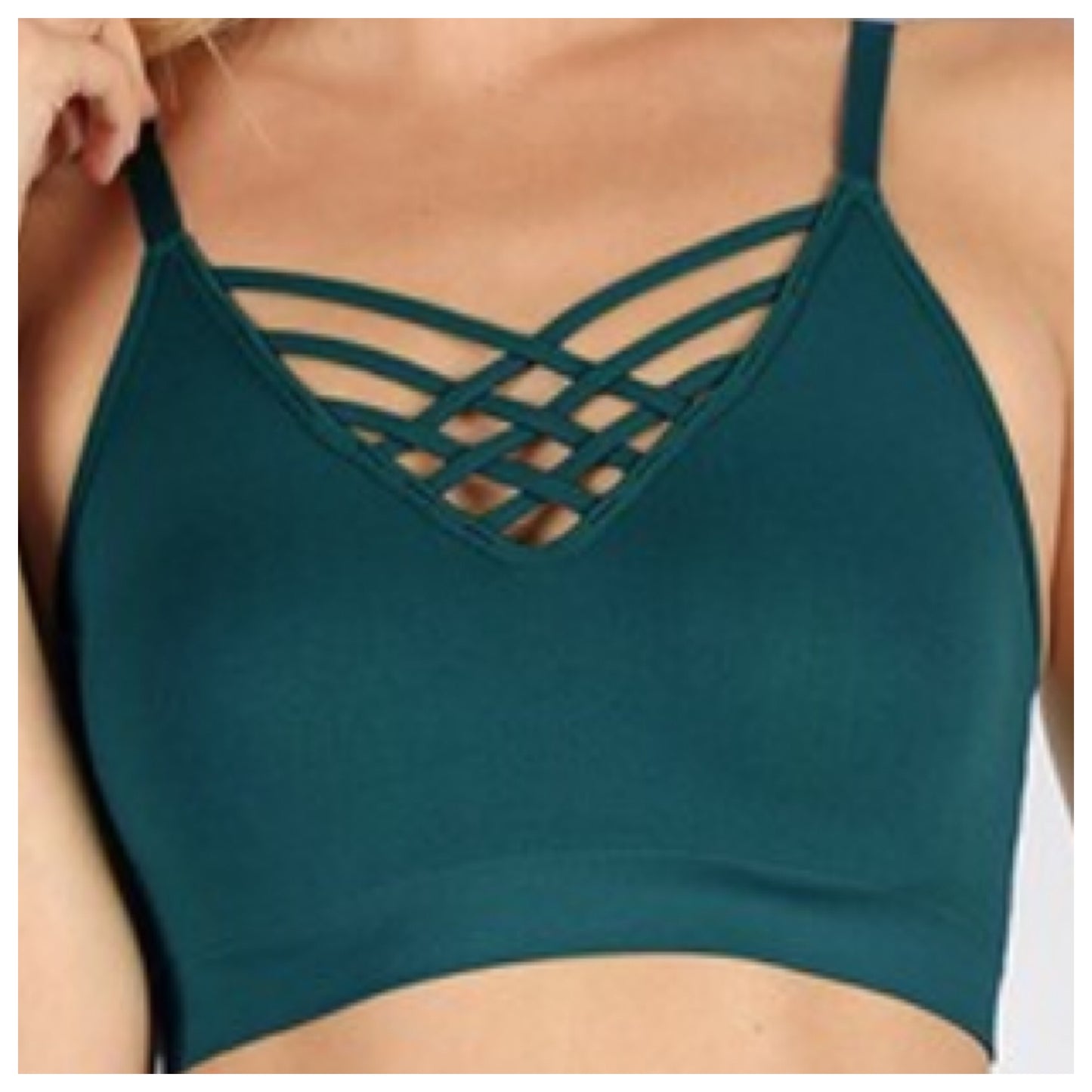 Sexy Me, V Lattice Adjustable Straps, Bra/Bralettes