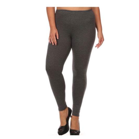 No Peek-a-Boo See Charcoal Plus Size Leggings