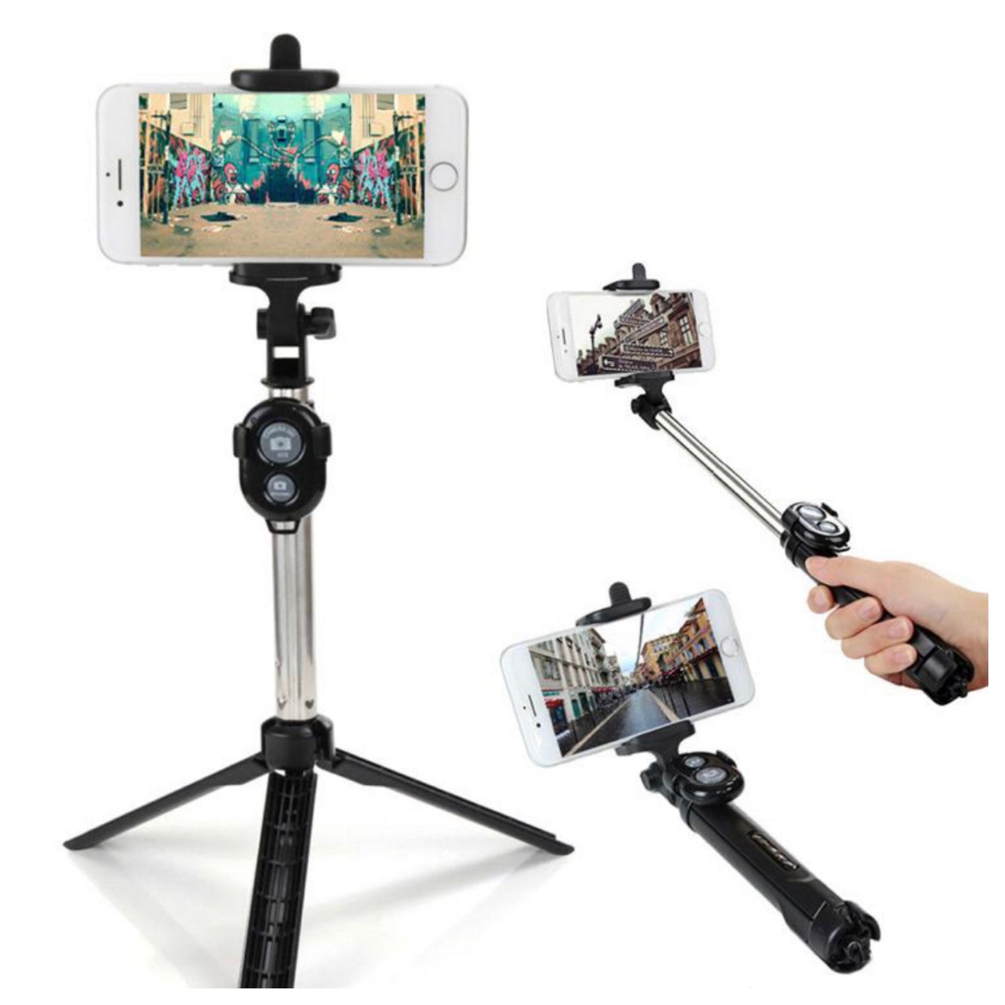 Bluetooth Selfie Stick with Tripod