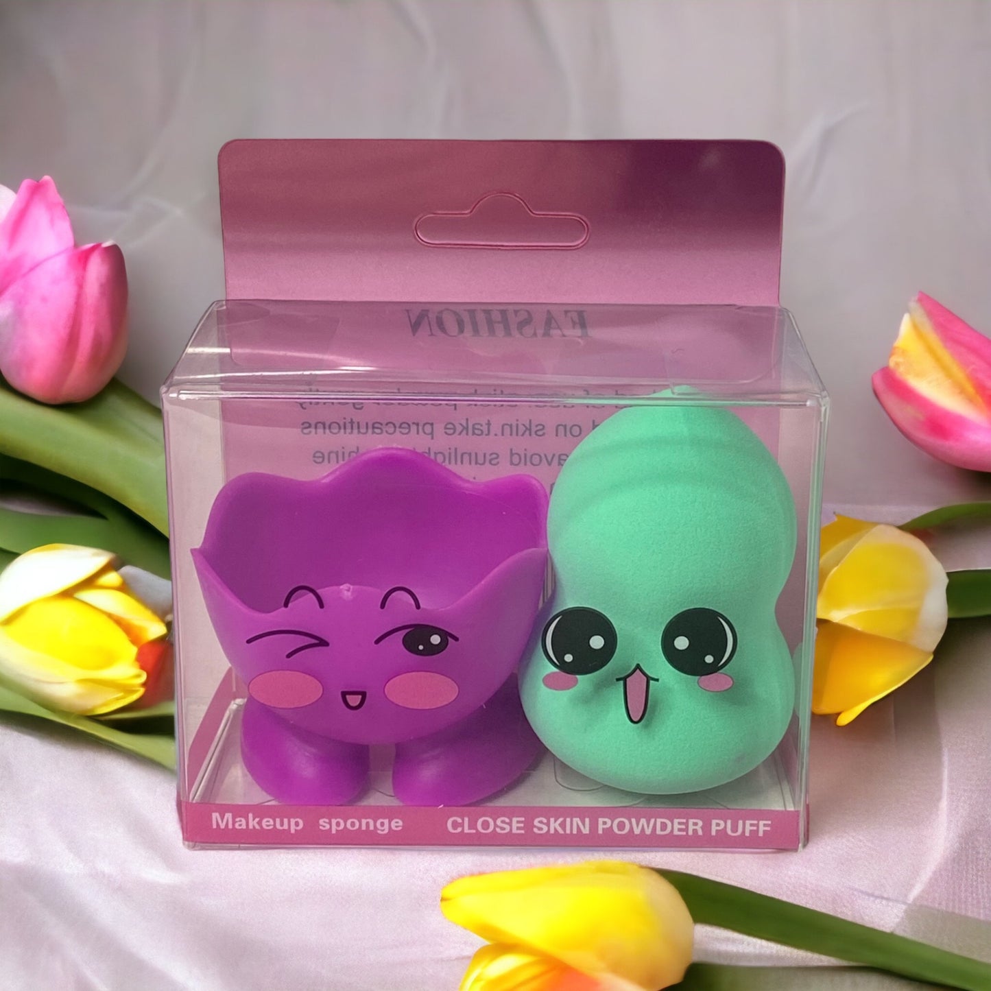 Ashlyn’s Every Girls Must-Sponge Holder and Sponge Set-Cosmetics