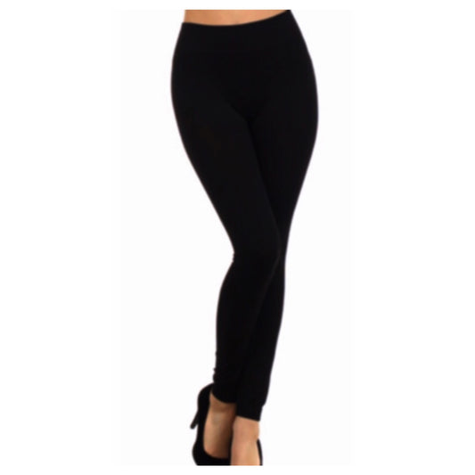 No Peek-a-Boo See Through Buttery Soft Black Leggings