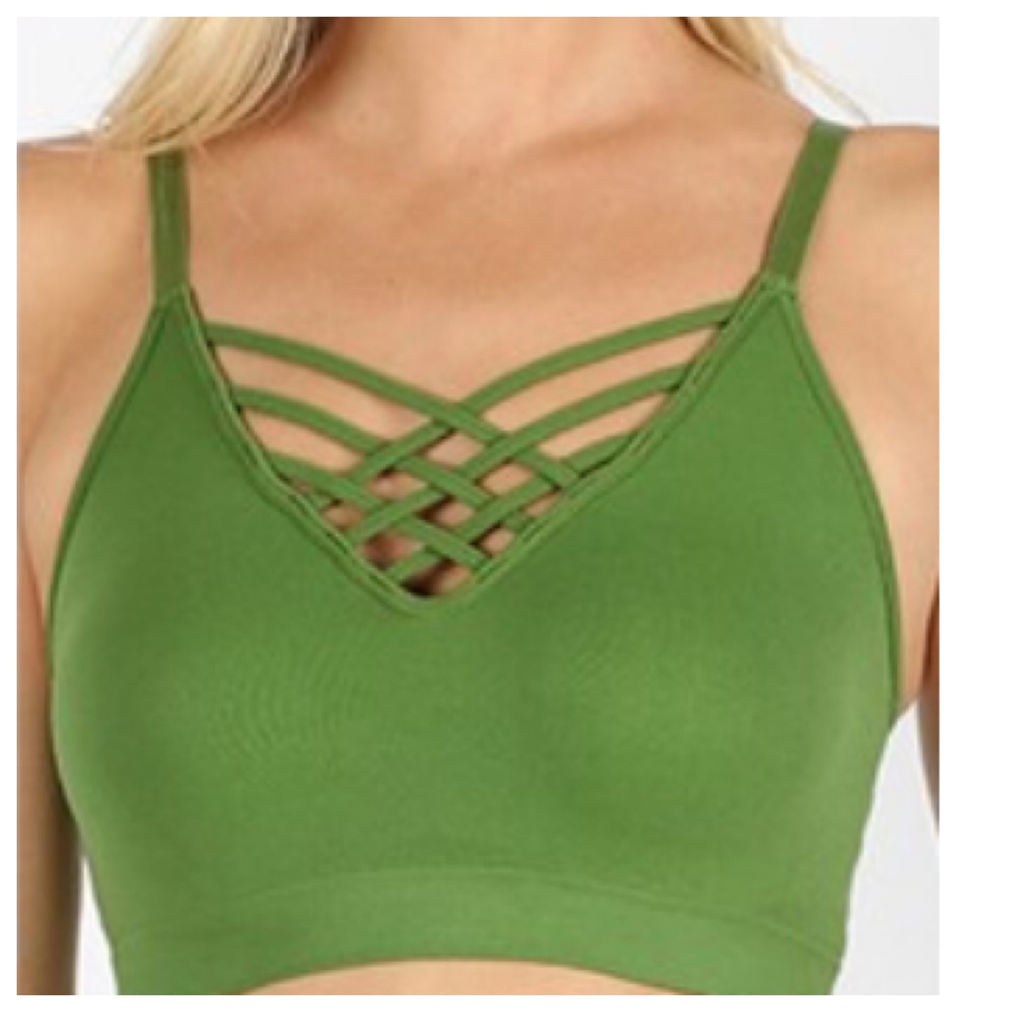Sexy Me, V Lattice Adjustable Straps, Bra/Bralettes