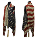 "American Pride" Rustic American Flag Kimono
