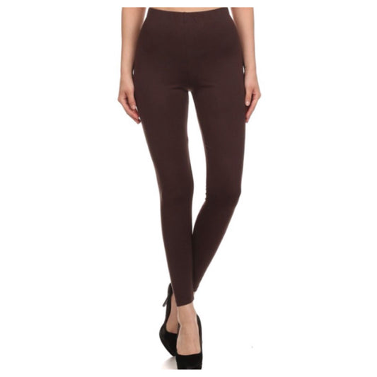 A Touch of Heaven! Must Have "Amazing" No Peek -a-Boo See Through Brown Leggings - Cheryl's Galore and More