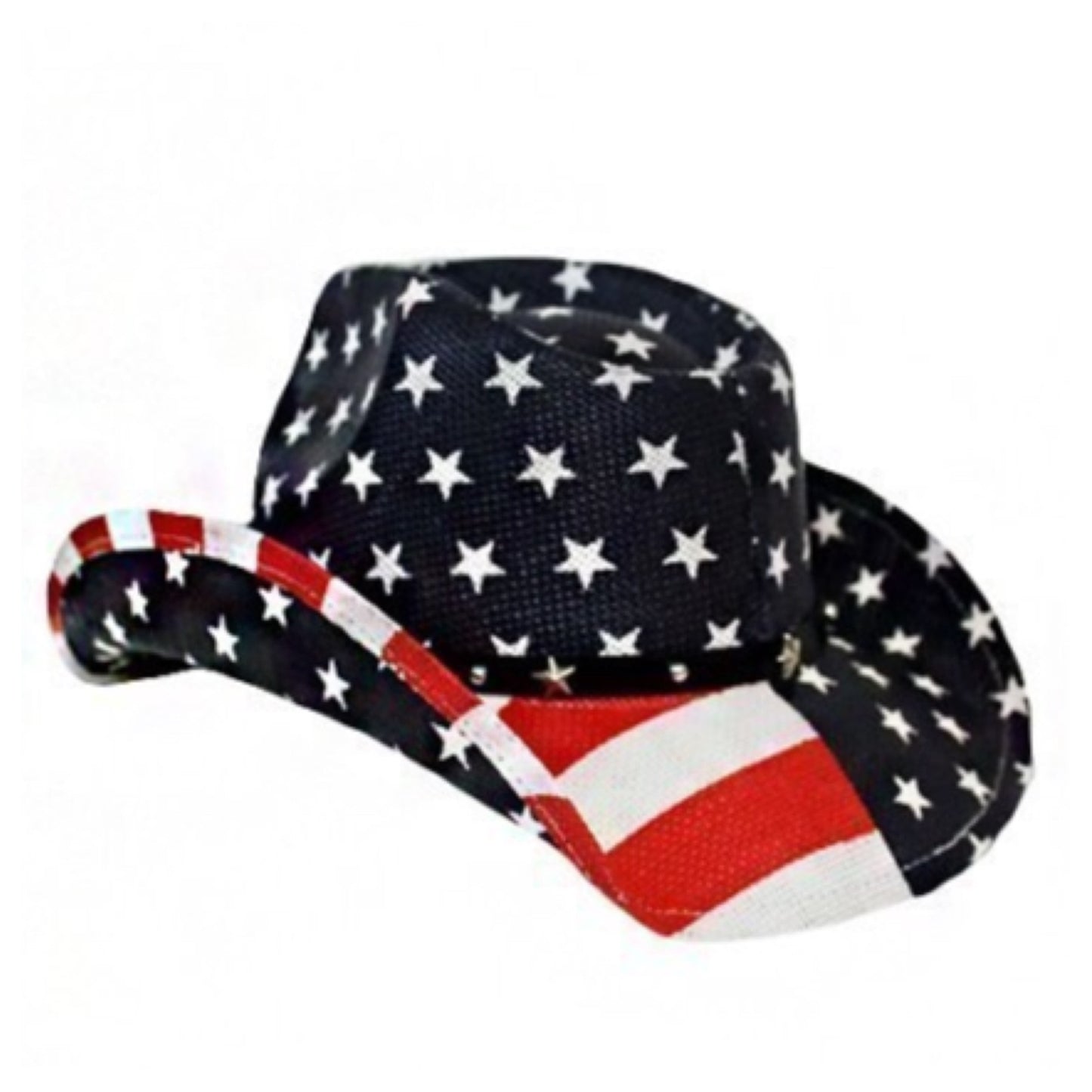"American Pride" Star Studded American Flag Cowboy Hat