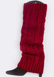 Thick and Warm Cable Knit Leg Warmers - Cheryl's Galore and More - 3