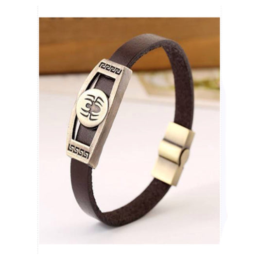 Pulseira Inspired Mens (or Women') Spider Leather Bracelet - Cheryl's Galore and More