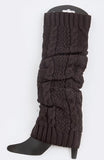 Thick and Warm Cable Knit Leg Warmers - Cheryl's Galore and More - 5